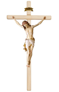 Light Siena Crucifix with White Colored Cloth - MX721000HW