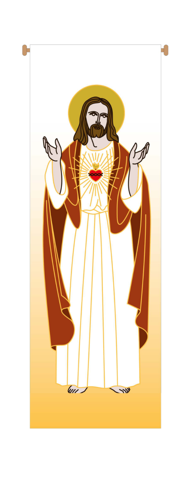 Sacred Heart Banner - WN7532