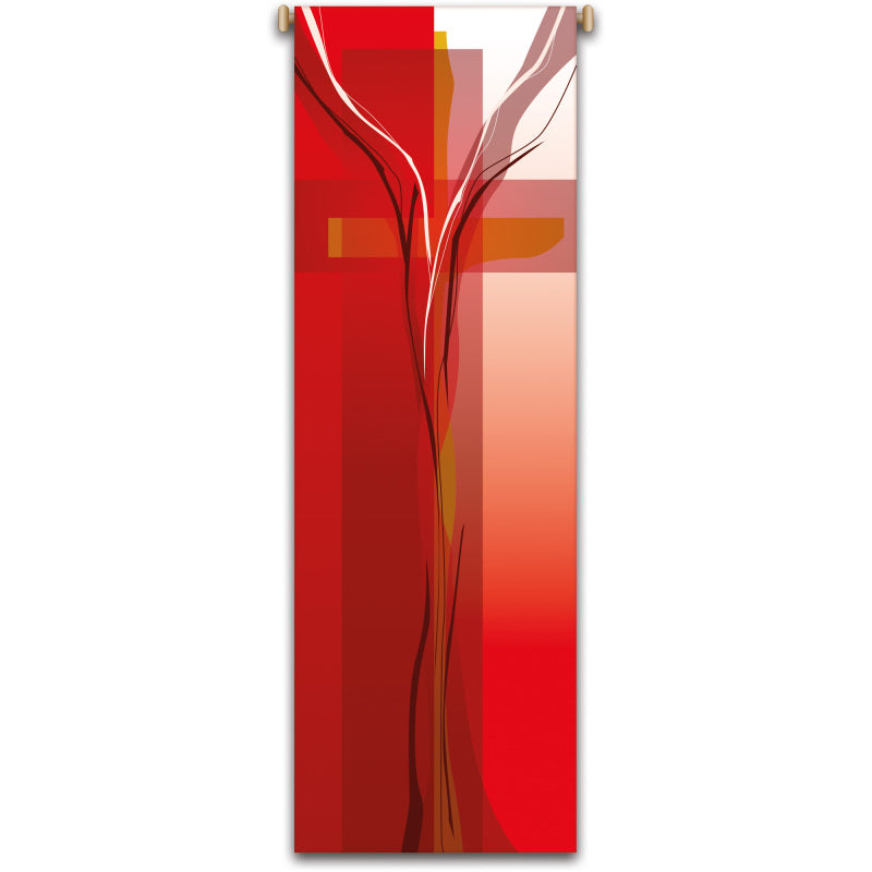 Cross motif banner-WN766-7528