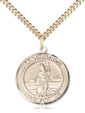 St Patrick round medal - FN8084RD