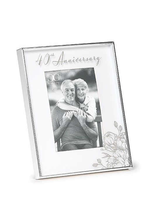 8.5" 40th Anniversary Picture Frame - LI14528-Inspirational Gifts-Roman, Inc-Michigan Church Supply