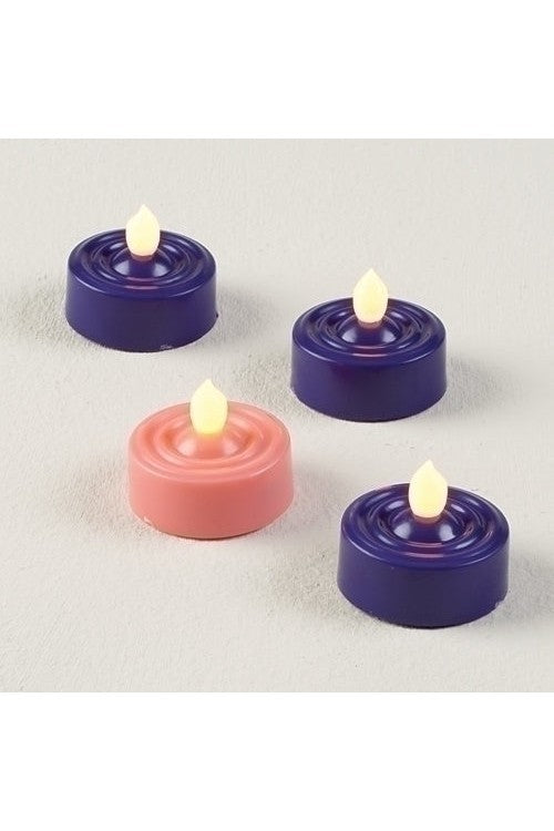 Advent Tea Light Candle Set - LI37954-Inspirational Gifts-Roman, Inc-Michigan Church Supply