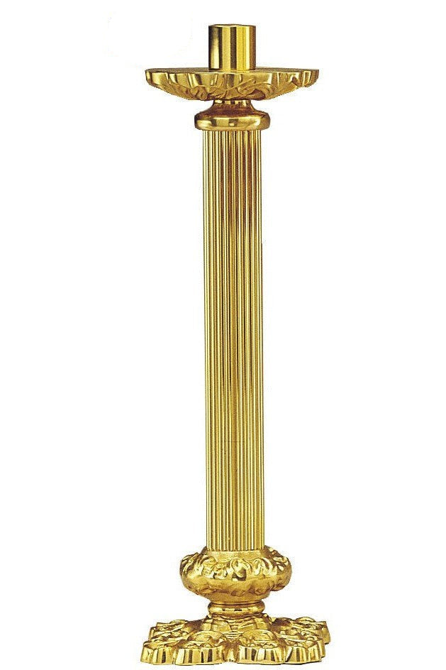 Altar Candlestick - QF61C93-Church Life-Empire Bronze-12"-Michigan Church Supply