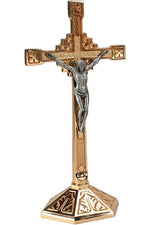 Altar Crucifix - QF99AC42-A-Church Life-Empire Bronze-Satin-Michigan Church Supply