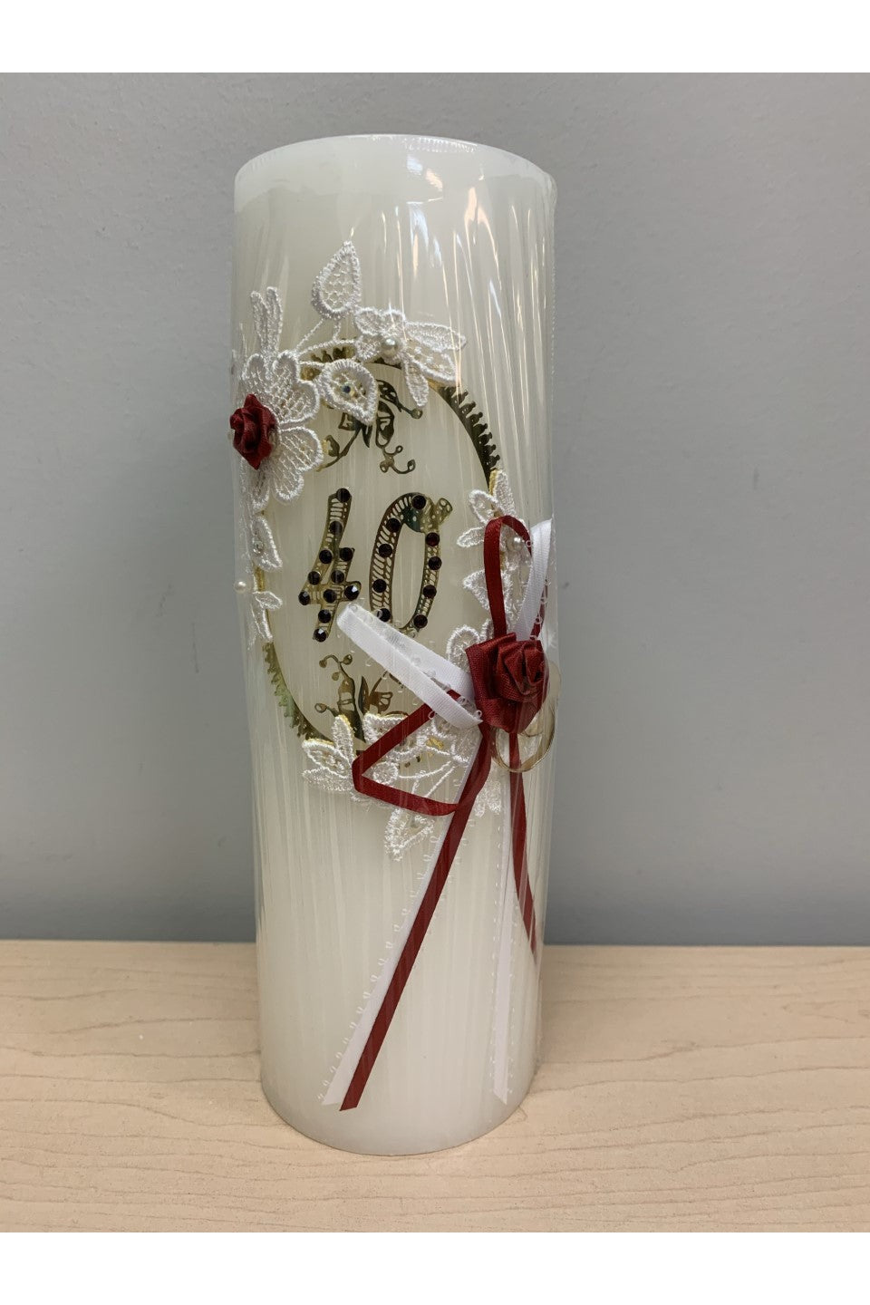 Anniversary Pillar Candle - GG-ANNIVERSARY-Church Life-Michigan Church Supply-40-Michigan Church Supply