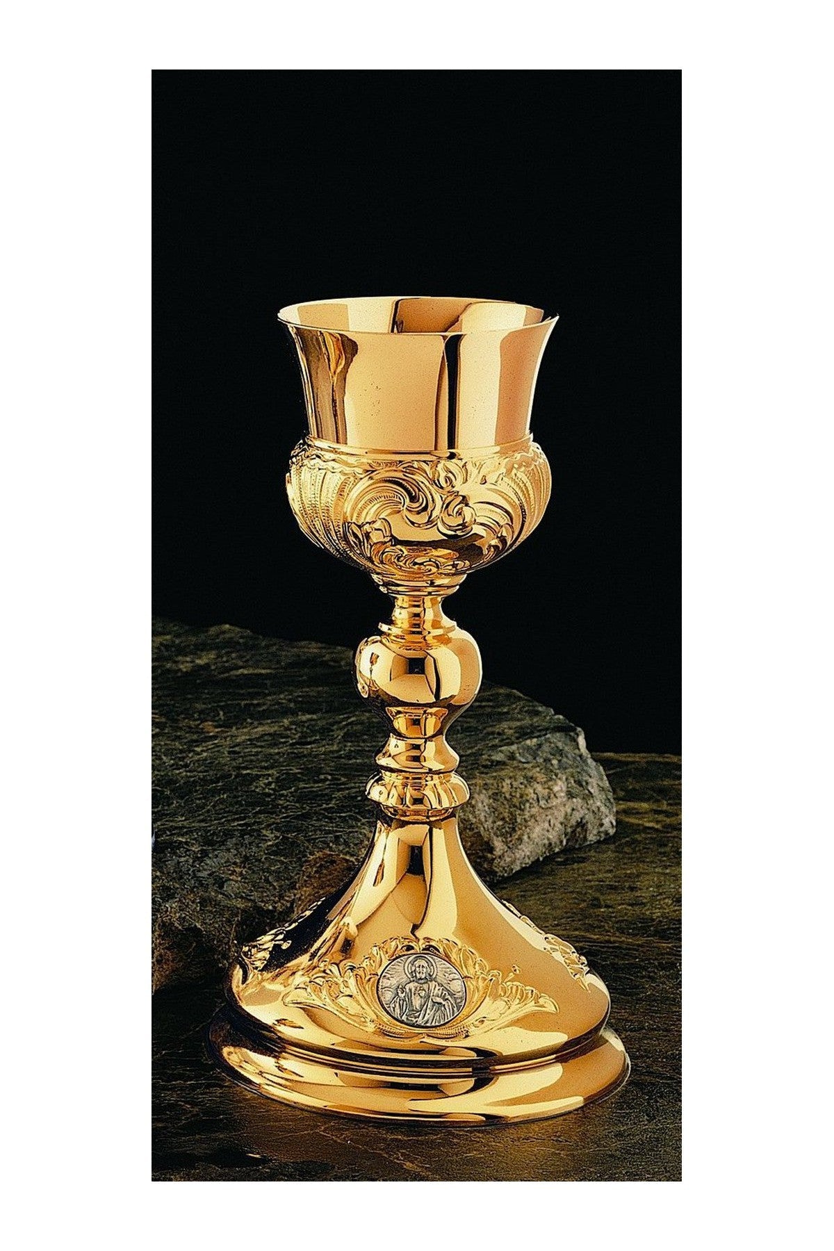 Baroque Chalice and Paten-EW5040-Church Life-Molina/Artistic Silver-Brass Gold Plated-Michigan Church Supply