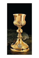 Baroque Chalice and Paten-EW5040-Church Life-Molina/Artistic Silver-Brass Gold Plated-Michigan Church Supply