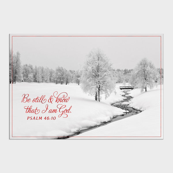 Be Still & Know - Christmas Boxed Cards - HKJ0426-Inspirational Gifts-Day Spring-Michigan Church Supply
