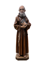 Bl. Solanus Casey Wood Carved Statue - YK266500-Church Life-Ulrich-12" Maple Wood-Michigan Church Supply