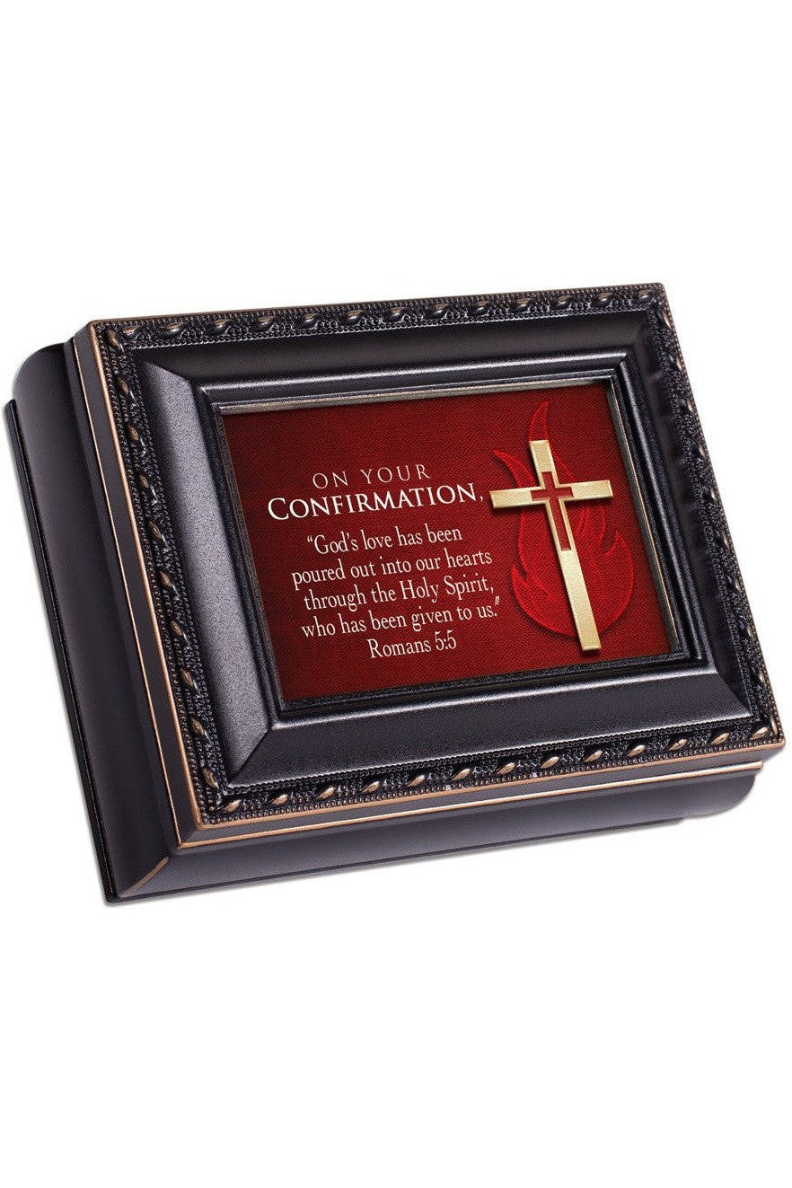 Black Keepsake Box Confirmation - GPTS766SB-Inspirational Gifts-Cottage Garden-Michigan Church Supply