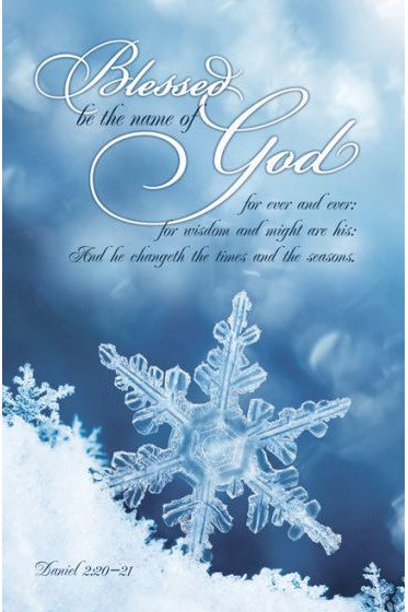 Blessed be the Name of God Bulletin Cover - AJU7693-Inspirational Gifts-Warner Press-Michigan Church Supply