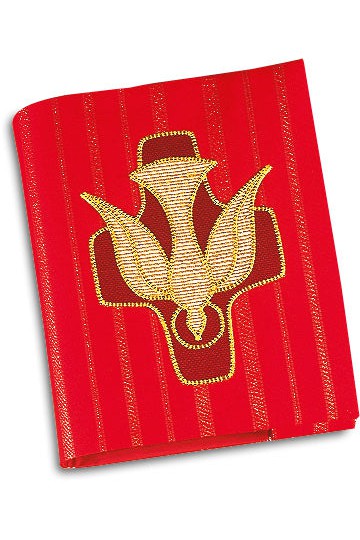 Book Cover Red with Dove - WN3335