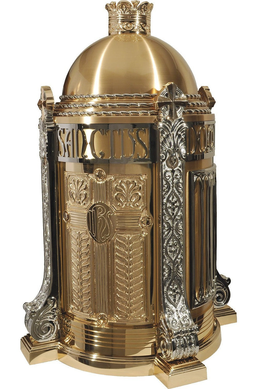 Bronze Tabernacle - QF91TAB35-Church Life-Empire Bronze-High Polish Finish-With Dome QF91TA35-WDHP-Michigan Church Supply