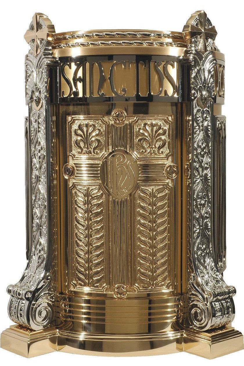 Bronze Tabernacle - QF91TAB35-Church Life-Empire Bronze-High Polish Finish-Without Dome QF91TAB35-WOHP-Michigan Church Supply