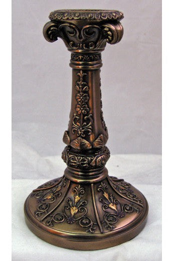Candle Holder 7" in bronze - ZWSR76032-Inspirational Gifts-Goldscheider of Vienna-Michigan Church Supply