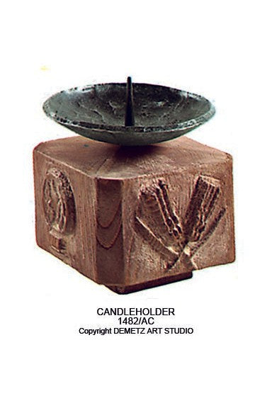 Candleholders - HD1482AC-Church Life-Demetz-Michigan Church Supply