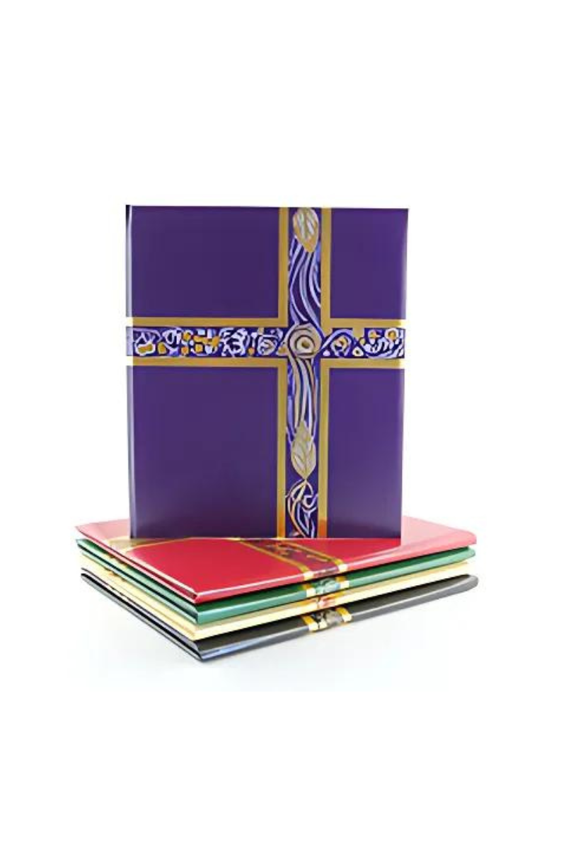 Ceremonial Folder-Assorted Colors - Series 1-Church Life-WLP-Red-Michigan Church Supply