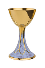 Chalice - EW1914-Church Life-Molina/Artistic Silver-Two Tone Enameled-Michigan Church Supply