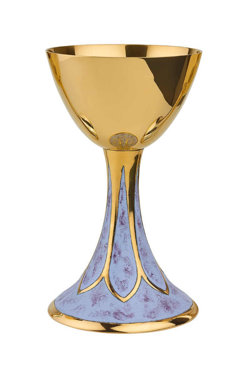 Chalice - EW1914-Church Life-Molina/Artistic Silver-Two Tone Enameled-Michigan Church Supply