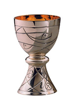 Chalice and Dish Paten-EW2400-Church Life-Molina/Artistic Silver-Michigan Church Supply