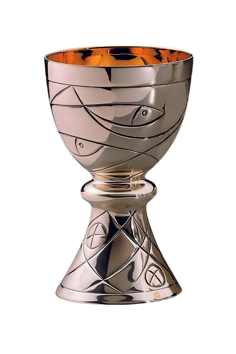 Chalice and Dish Paten-EW2400-Church Life-Molina/Artistic Silver-Michigan Church Supply
