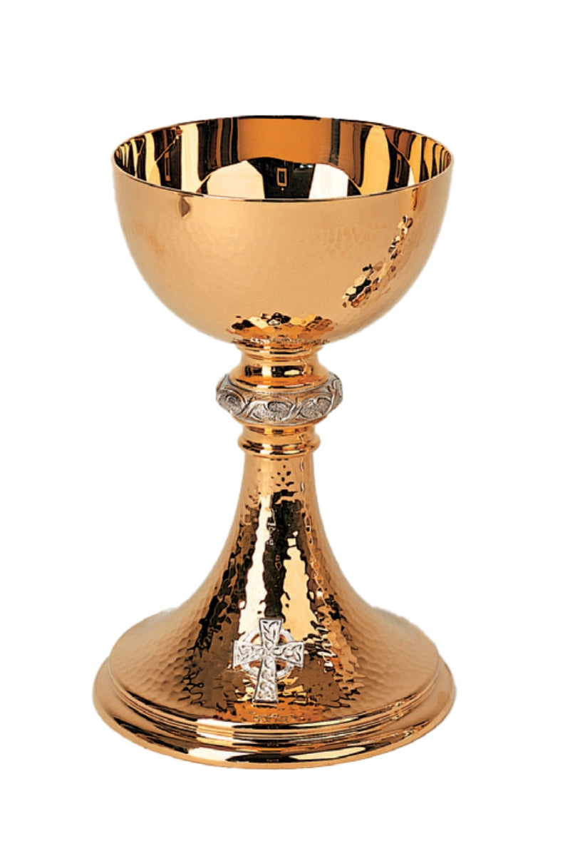 Chalice and Paten-EW1852-Church Life-Molina/Artistic Silver-Brass Gold Plated-Michigan Church Supply