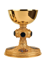 Chalice and Paten - EW2315-Church Life-Molina/Artistic Silver-Gold Plated Brass-Michigan Church Supply