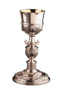 Chalice and Paten-EW2920-Church Life-Molina/Artistic Silver-Brass Silver Plated Gold Lined-Michigan Church Supply