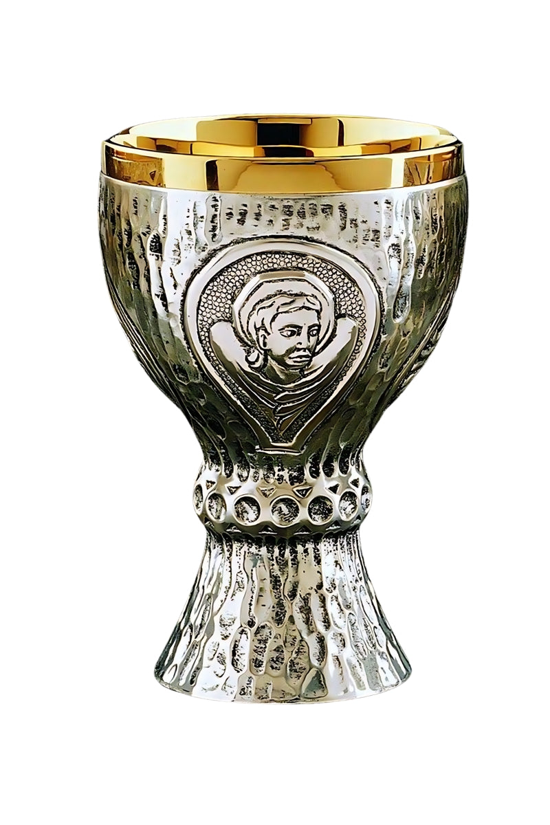 Chalice and Paten-EW5010-Church Life-Molina/Artistic Silver-Brass Silver Plated Gold Lined-Michigan Church Supply