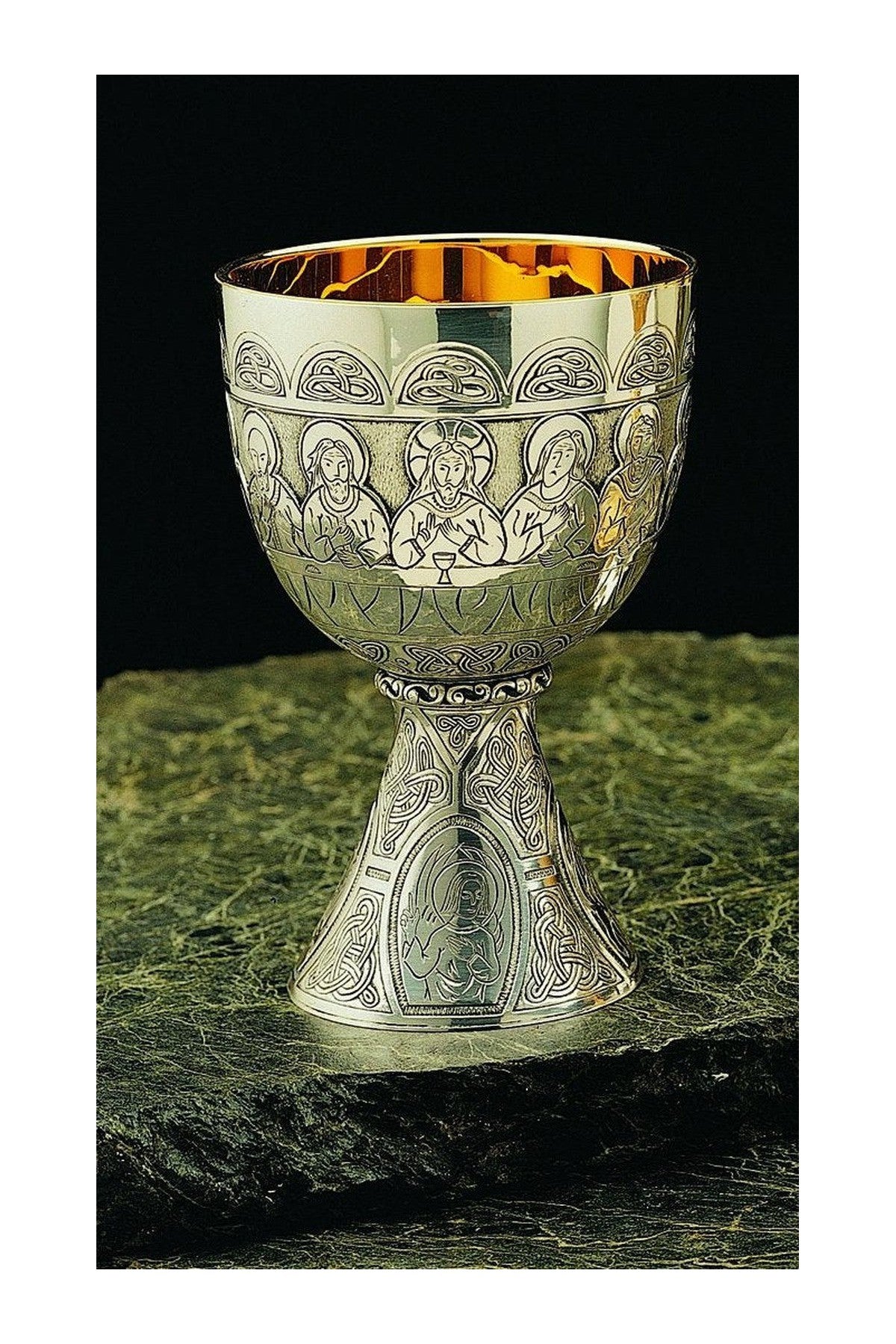 Chalice and Paten-EW5050-Church Life-Molina/Artistic Silver-Brass Silver Plated Gold Lined-Michigan Church Supply