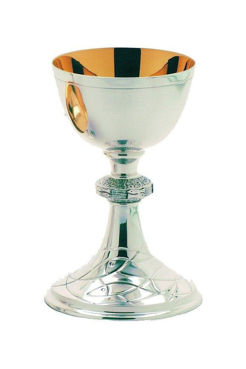 Chalice and Paten-EW5210-Church Life-Molina/Artistic Silver-Brass Silver Plated Gold Lined-Michigan Church Supply