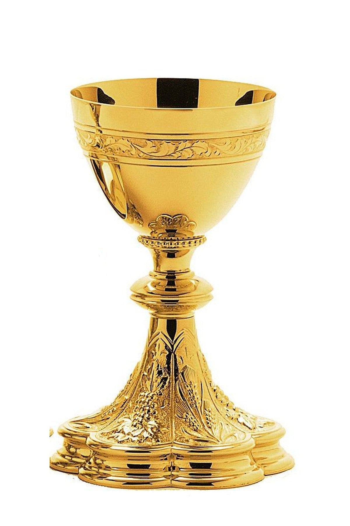 Chalice and Paten-EW5220-Church Life-Molina/Artistic Silver-Brass Gold Plated-Michigan Church Supply