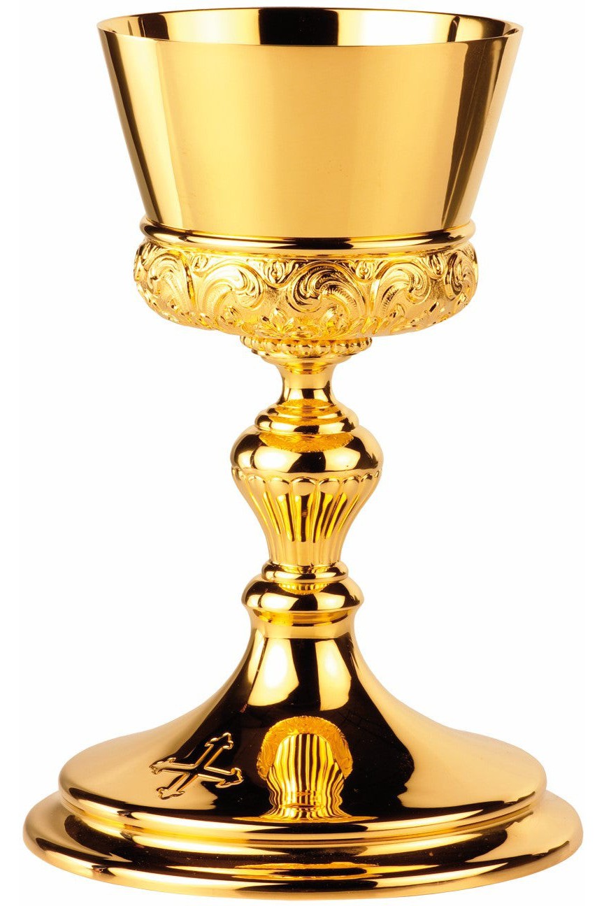 Chalice and Paten-EW5345-Church Life-Molina/Artistic Silver-Brass Gold Plated-Michigan Church Supply