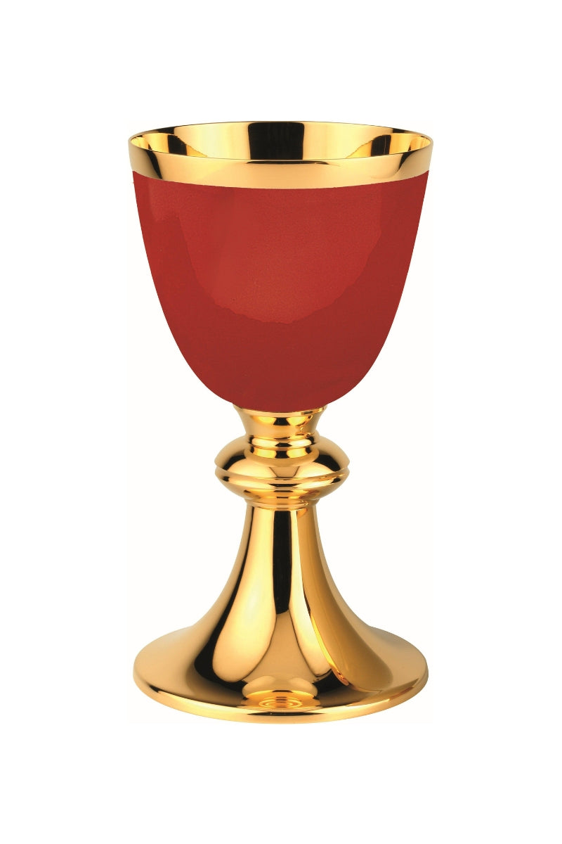 Chalice and Paten-EW5380-Church Life-Molina/Artistic Silver-Blood Red-Michigan Church Supply