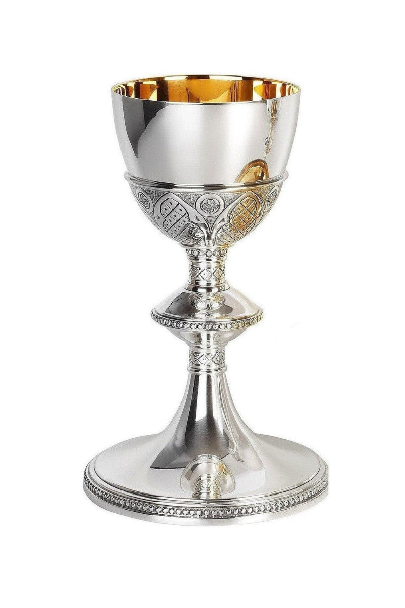 Chalice and Paten-EW5400-Church Life-Molina/Artistic Silver-Brass Silver Plated-Michigan Church Supply