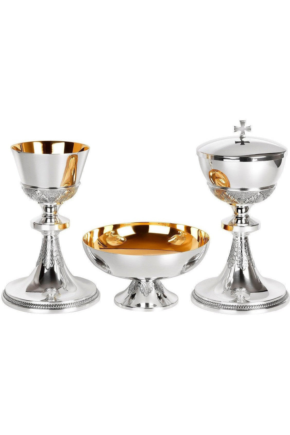 Chalice and Paten-EW5405-Church Life-Molina/Artistic Silver-Brass Silver Plated-Michigan Church Supply