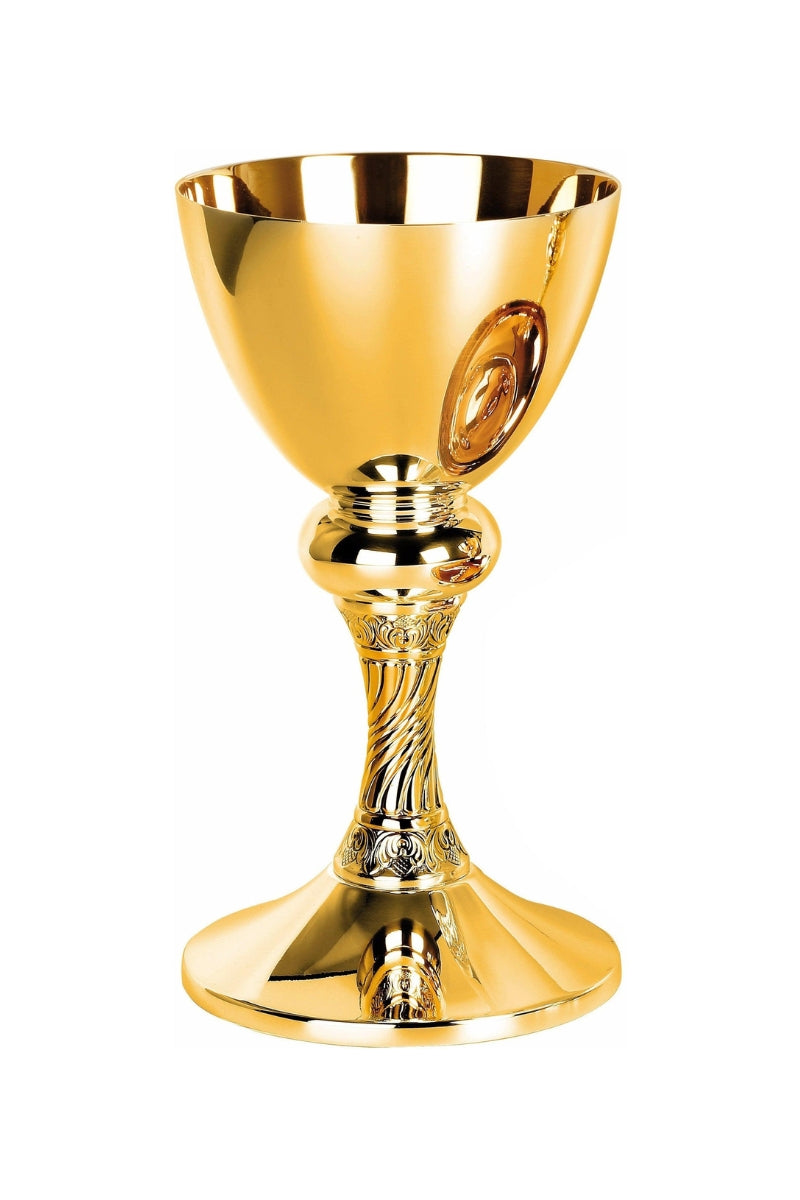 Chalice and Paten-EW5410-Church Life-Molina/Artistic Silver-Brass Gold Plated-Michigan Church Supply