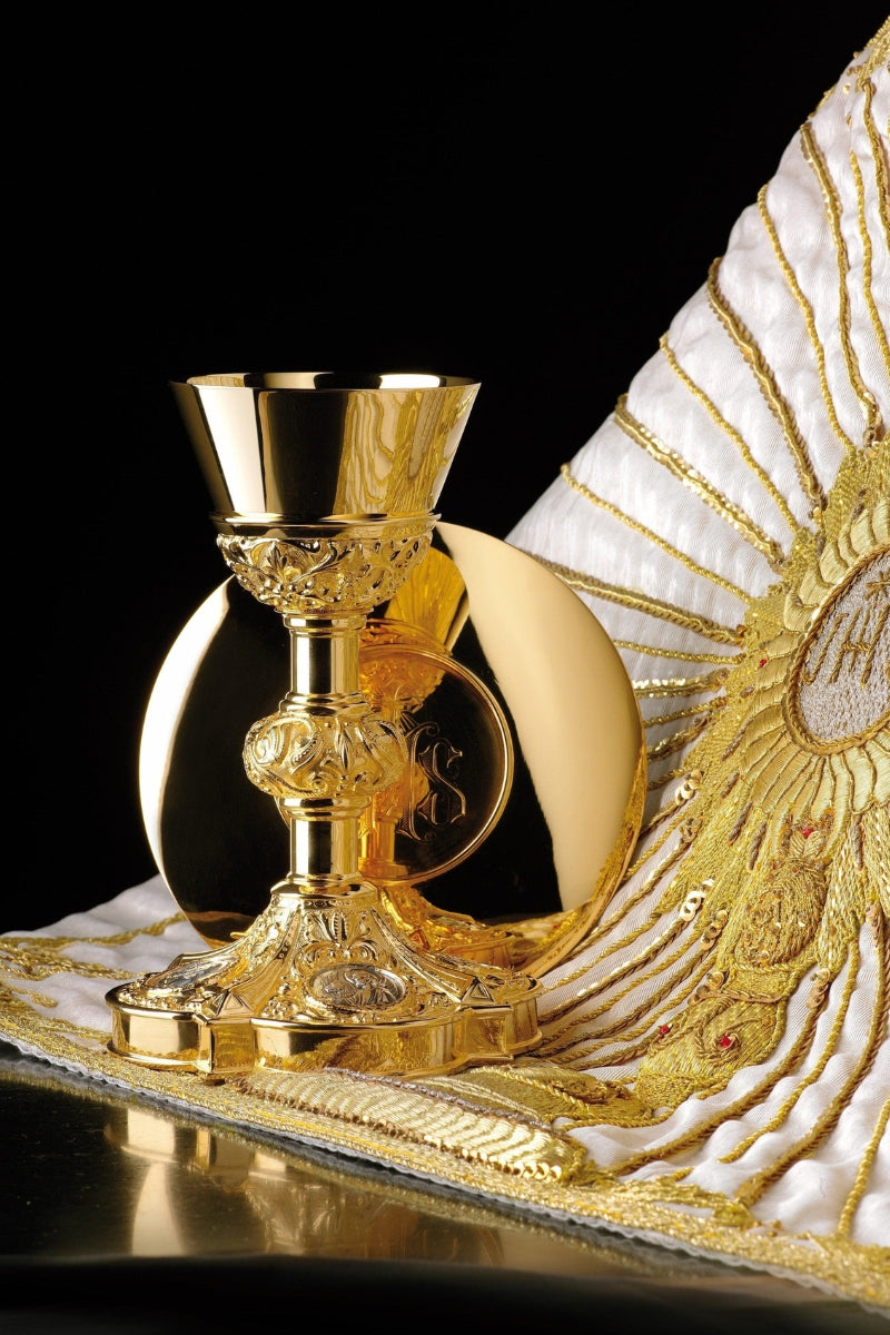 Chalice and Paten with Ring-EW2475-Church Life-Molina/Artistic Silver-Inner Cup Sterling Silver-Michigan Church Supply