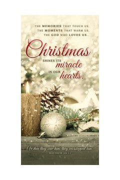 Christmas Shines Its Miracle Christmas - AJU3362-Inspirational Gifts-Warner Press-Letterhead-Michigan Church Supply