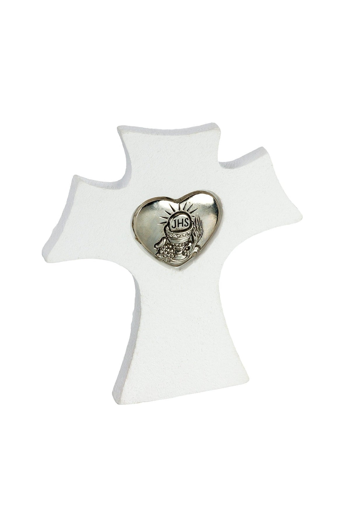 Communion Cross cake topper with silver insert - TA5989-Inspirational Gifts-Hirten-Michigan Church Supply