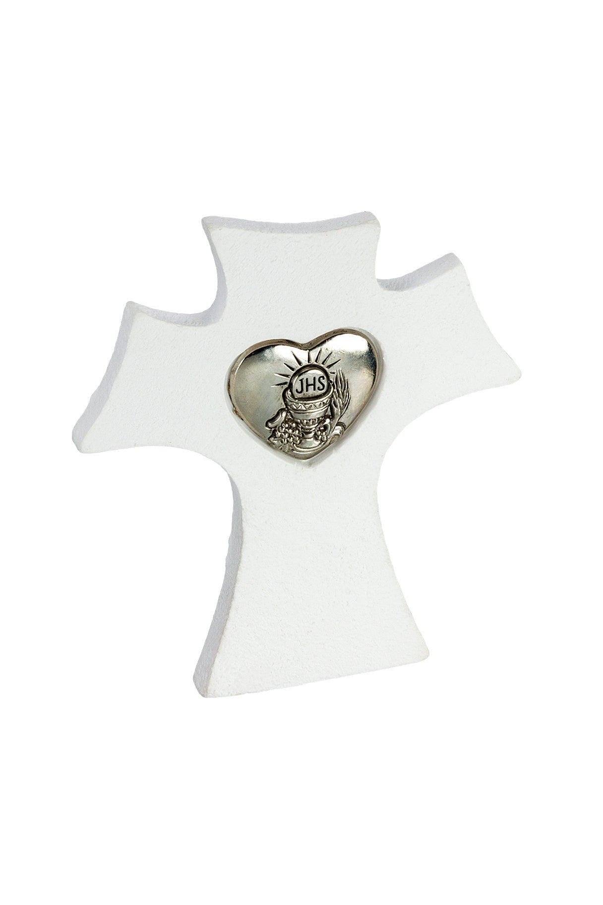 Communion Cross cake topper with silver insert - TA5989-Inspirational Gifts-Hirten-Michigan Church Supply