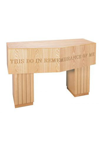 Communion Table-AI3707-Church Life-Woerner-Communion Table w/lettering-Michigan Church Supply