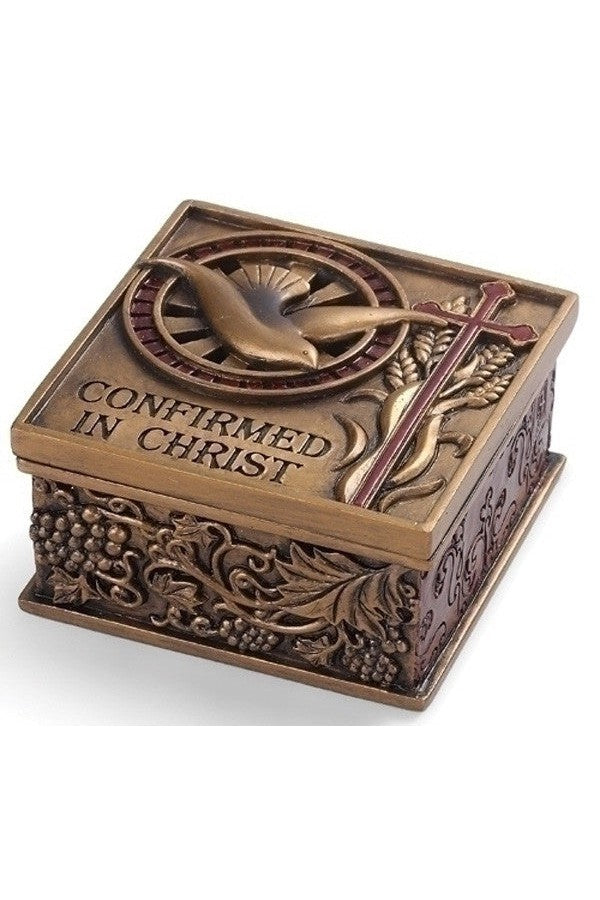 Confirmation Keepsake Box 2.75" - LI40083-Inspirational Gifts-Roman, Inc-Michigan Church Supply