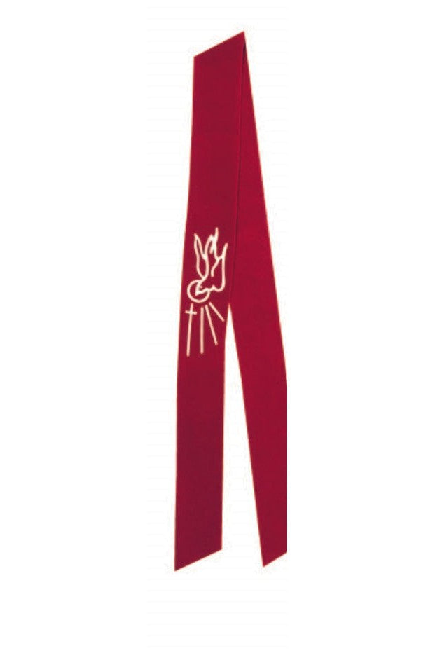 Confirmation Stole-TFF3-Inspirational Gifts-Harbro-Red-Michigan Church Supply