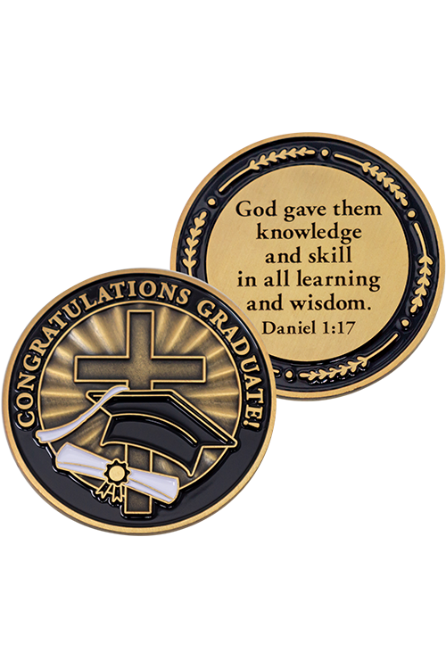 Program Completion Graduation Coin Congratulations Graduate Coins - FRCOIN44-4 – Michigan Church Supply