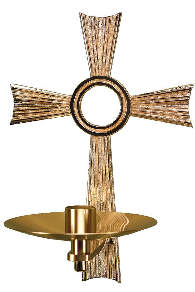 Consecration Candle Holder - QF19CCH36-Church Life-Empire Bronze-Michigan Church Supply