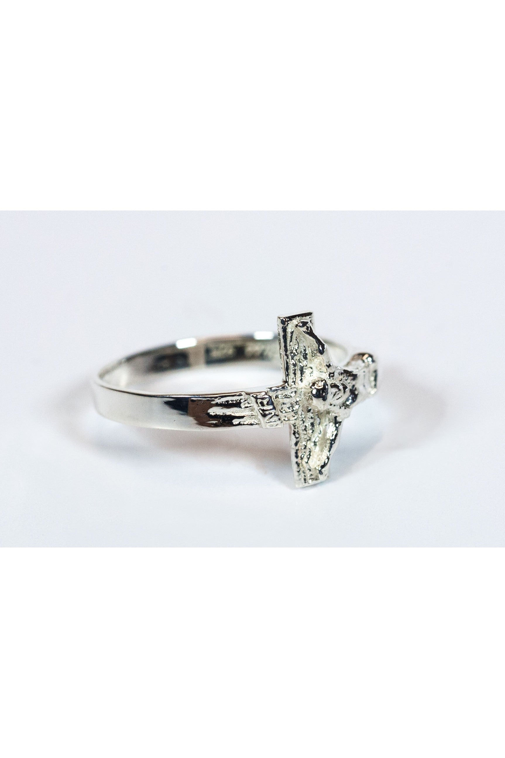 Crucifix Ring - FN0516SS-Michigan Church Supply-Ring Size 5-Michigan Church Supply