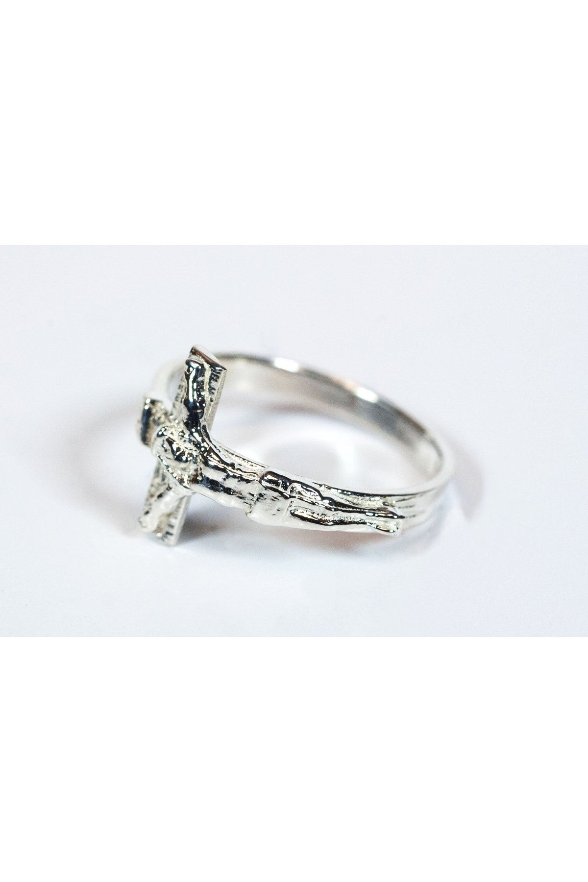 Crucifix Ring - FN0516SS-Michigan Church Supply-Ring Size 5-Michigan Church Supply