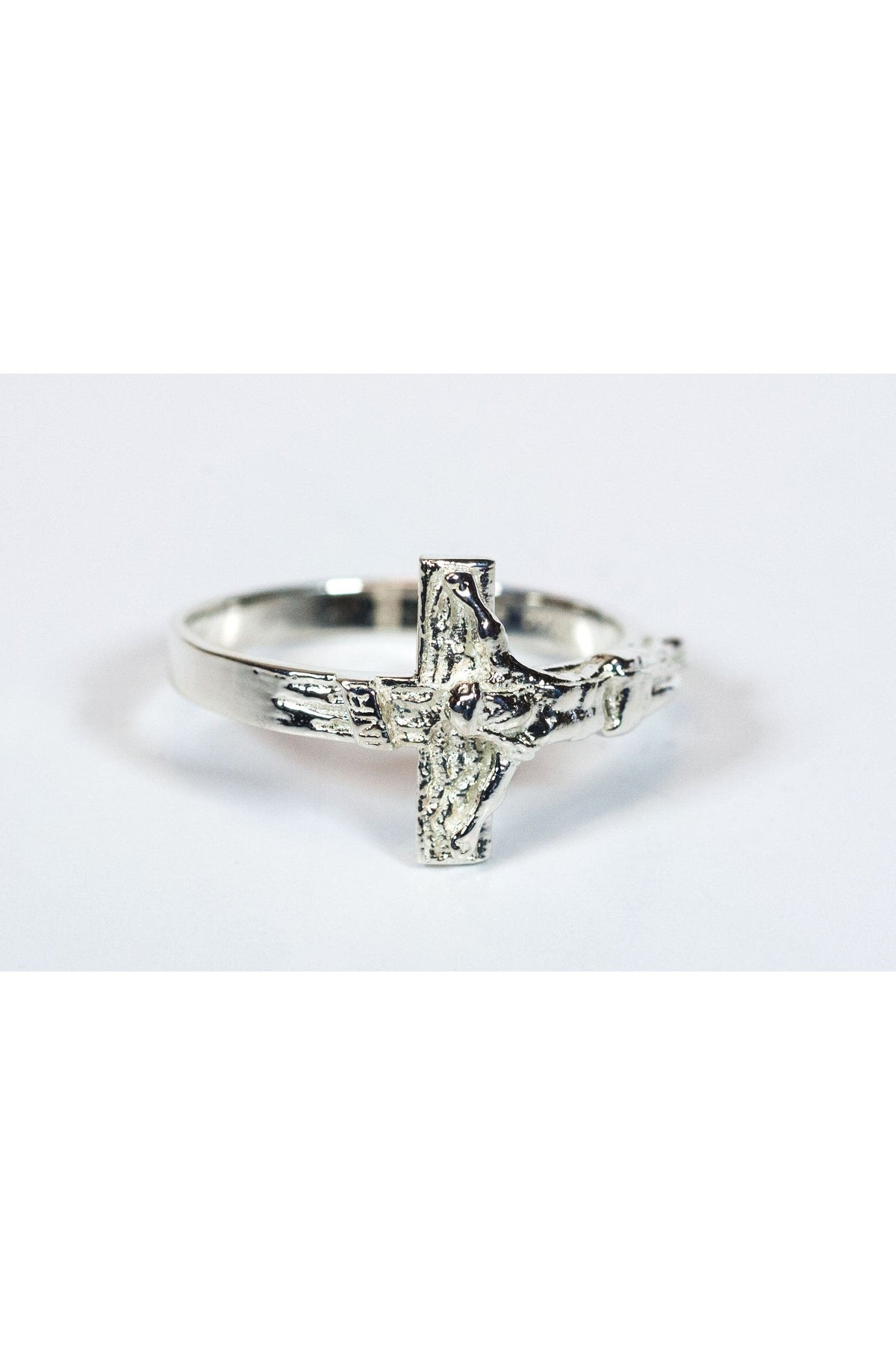 Crucifix Ring - FN0516SS-Michigan Church Supply-Ring Size 5-Michigan Church Supply