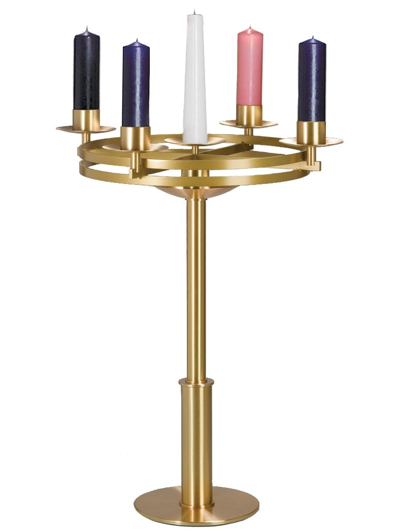 Church Advent Floor Wreath & Paschal Stand - DO1387